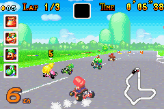 Screenshot of Mario Kart: Super Circuit