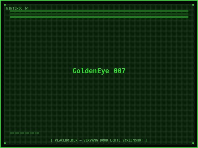 Screenshot of GoldenEye 007