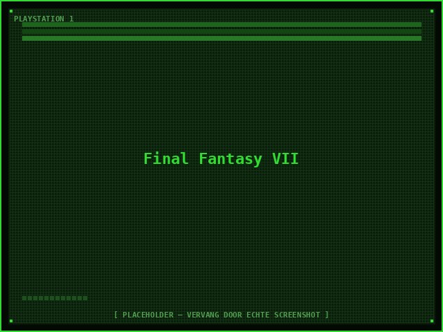 Screenshot of Final Fantasy VII