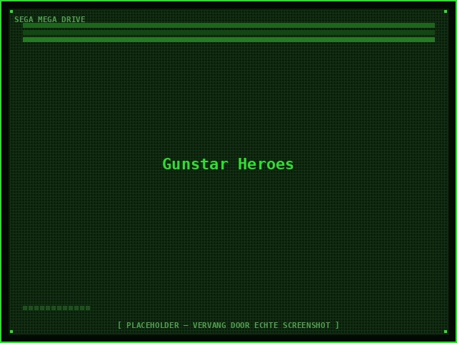 Screenshot of Gunstar Heroes