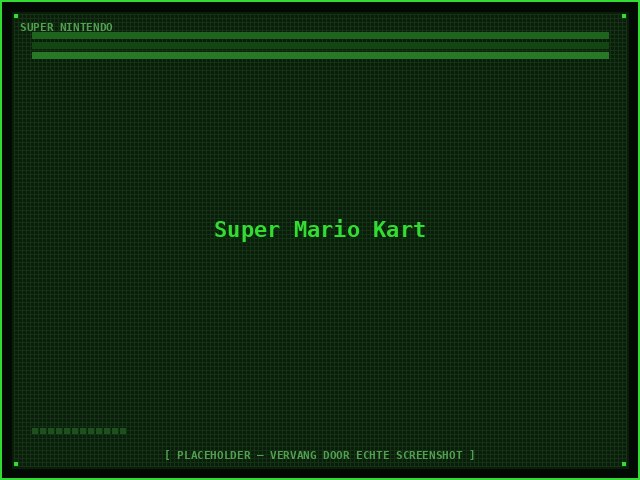 Screenshot of Super Mario Kart